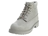 bota timberland niña Revestimiento: Tela Timberland 6 Inch Premium Waterproof (Youth), Botas Clasicas Unisex Adulto, Gris Medium Grey Nubuck, 49 EU