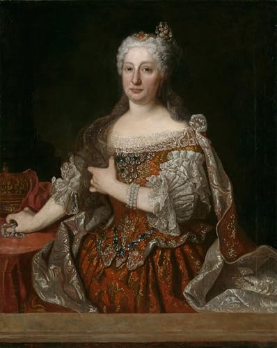 Tableau Marie-anne d'Autriche poster decoration chambre art mural vintage 60x90