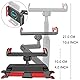 Homeet Tablet Halterung Auto Verstellbar, Tablet Halter Kopfstütze KFZ Halterung Universal für iPad/iPhone/Samsung Galaxy Tabs/Kindle Fire HD/Nintendo Switch, für 4,4-11 Zoll Geräte, ROT