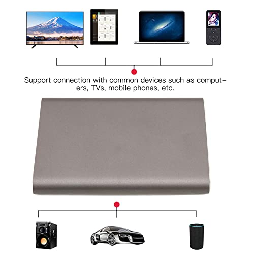 Image of SSD, Easy to Use External Hard Drive Advanced Technology Ultra Thin for TVs 500GB