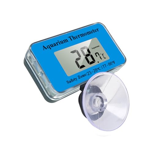 Moynagh Precisions Submersed Glass Aquariums Thermometers Suction Cup Water Temperature for Hobbyist and Professional