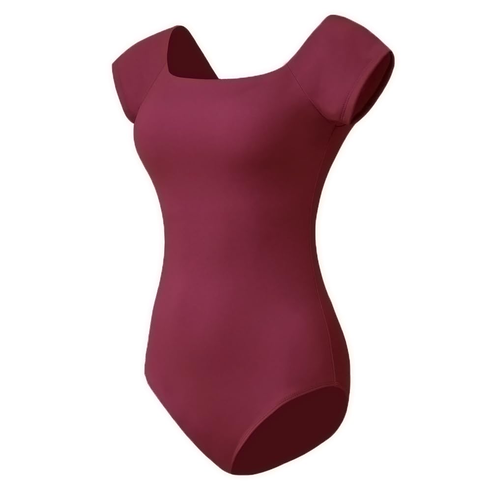 ROYAL SMEELA Maillot de danza ballet adulto body baile para mujer leotardo manga corta