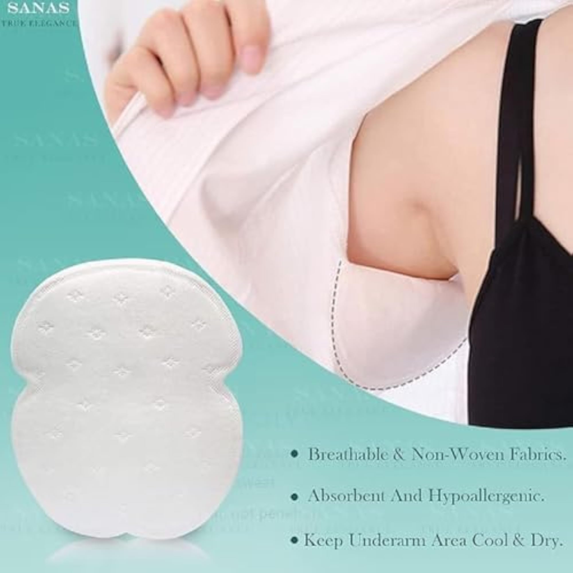 Ultra Absorbent Disposable Underarm Sweat Pads