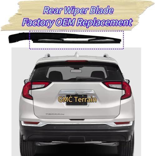 Rear Wiper Blade for GMC Terrain 2022 2023 2024 Exact Fit for AT4 Denali SLE SLT Models OEM Replacement Rear Back Windshield Wiper Blade by YYZYBB - Used condition - Image 6