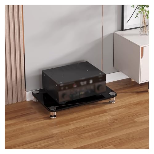 Équipement audio vidéo rack robuste en acier pour système haute fidélité