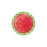 Creative Converting Slice of Watermelon Paper Plates, 8 ct