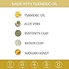 Turmeric-Face-Mask-for-Sensitive-Skin-Deep-Pore-Cleansing-Mask-Skin-Moisturizing-Face-Mask-Organic-Face-Mask-Skin-Care-with-Manuka-Honey-Kaolin-Clay-and-Bentonite-Clay-Mask-3oz Turmeric Face Mask Acne Scars and Dark Spot Remover - Deep Pore Minimizer and Anti Aging Face Mask - Skin Moisturizing Face Mask - Face Moisturizer for Glowing Skin and Pimple Spot Treatment (3oz)