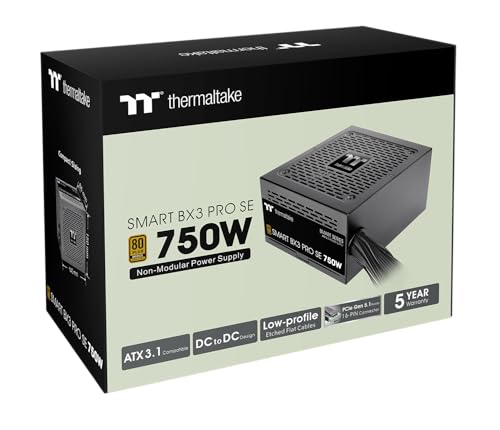Smart BX3 Pro SE 750W | Alimentatore ATX 3.1 | 80 Plus Bronze 230V EU | Condensatore Giapponese 105°C | Cablaggio piatto nero | 5 anni di garanzia - Alimentatore - Immagine 1