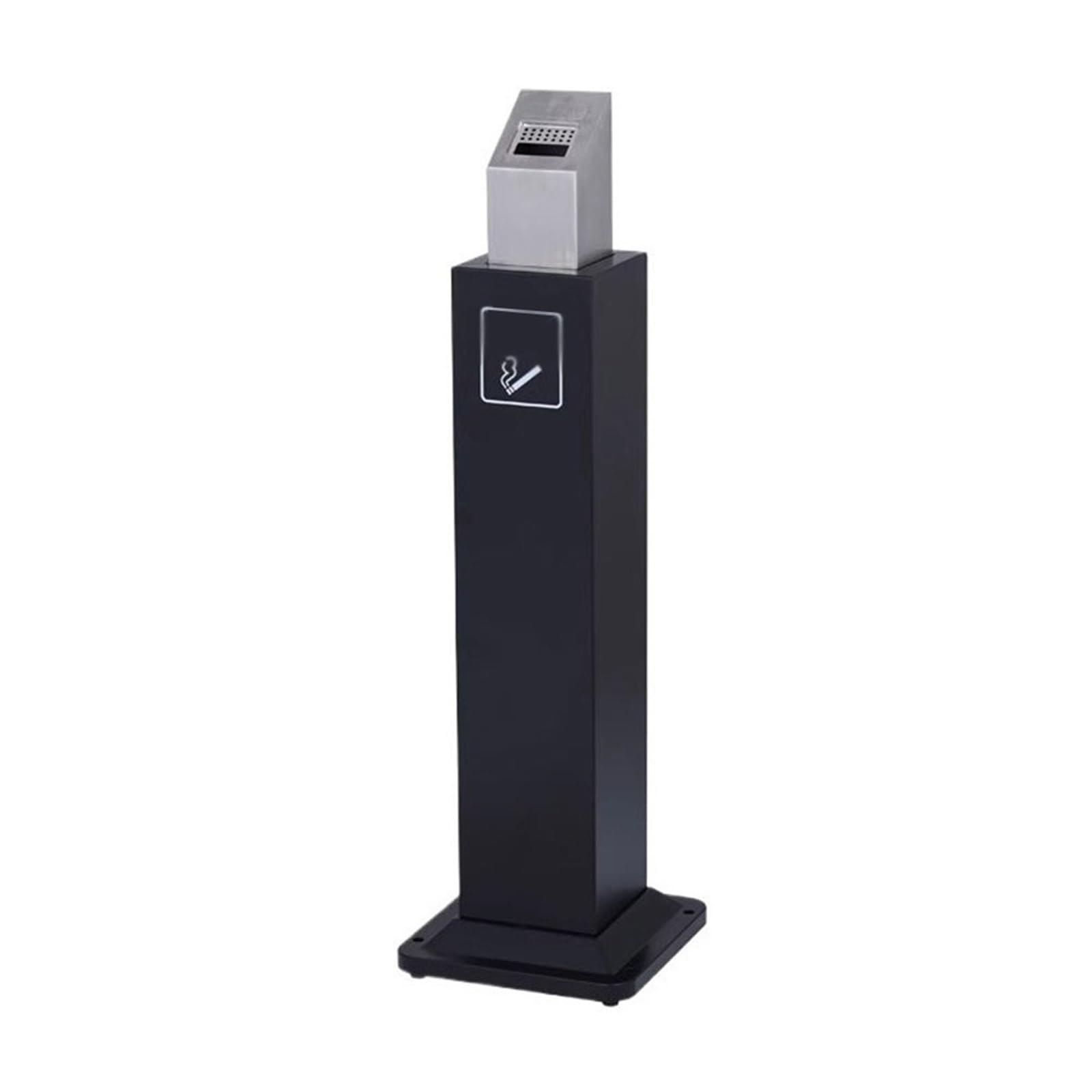 Kw3ns8bp5r One Color Pillar Ashtray Stainless Steel Baked Enamel Ash Column Standing Ashtray