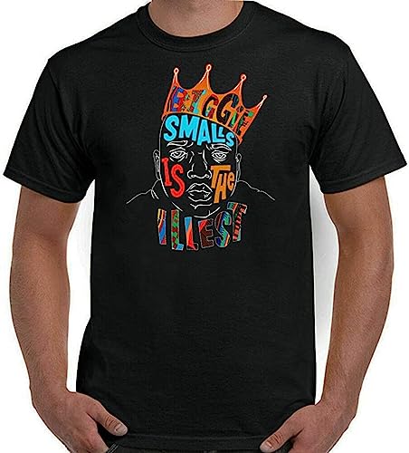 Rare Biggie Smalls T-Shirt is The Illest Mens The Notorious Big Rap Music Black