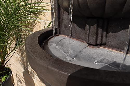 Kenroy Home San Pablo Indoor/ Outdoor Wall Fountain with Bronze Finish, Classic Style, 35" Height, 9" Width, 19.5" Depth by Kenroy Home - Image 2