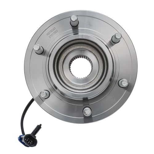 Image of Detroit Axle - 2 Front Wheel Bearing Hubs for 06-10 Hummer H3 09-10 H3T
