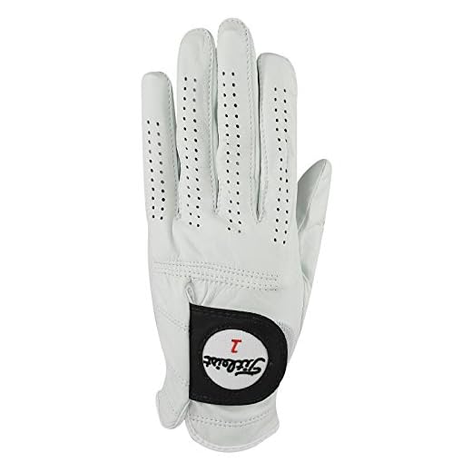 TITLEIST Golfhandschuh für Herren, Herren, Medium - Large, weiß, Cadet Medium/Large