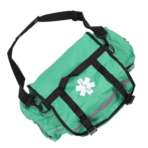 Sac d'intervention d'urgence vert anti-déchirure avec sangle réglable