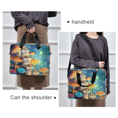 Bolsa para portátil ALAZA Otter Rushroom Starry 13-15.6'' miniatura 2