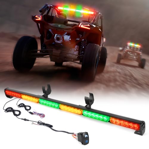 Xprite 36" Offroad Rear Chase LED Strobe Light Bar, All in One w/Turn Signal Brake Reverse Lightbar for Can-Am, ATV, UTV, Yamaha, Side by Side and Off Road Vehicles