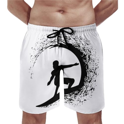 Shorts de bain homme pour le surf et la plage en taille L