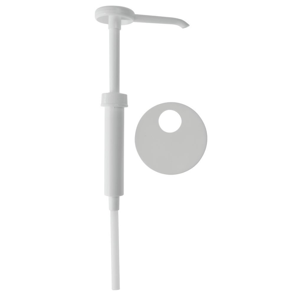 Tablecraft 1 Oz Plastic Economy Pump with 89mm Top