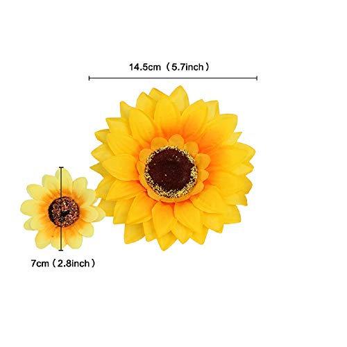 Laventy Sunflower Birthday Cake Decoration Sunflower Party Supplies Sunflower Decorations Summer Birthday Decoration #TOP6
