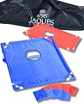 Jaques of London Cornhole Game | Bean Bag Toss Game with 2 boards, 6 Bean bags & Carry Case | Garden Games for Adults & Kids | Since 1795
