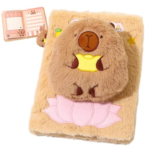 Peluche Capybara Journal A5 de qualité supérieure au toucher doux