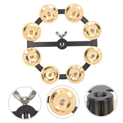 Vaguelly Kit De Bateria 5Pcs Passo No Sino Símbolo De Bateria Acessório De Prato De Bateria Acessóri