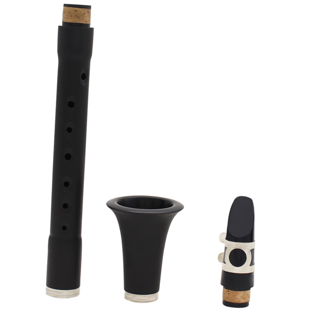 Toddmomy Mini Clarinet Beginner Clarinet Silver Keys Pocket Sax Wind Instrument