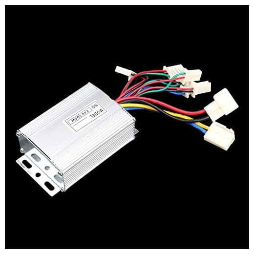 IOOOFU 24V 350W Motor Speed Controller for Electric Bicycle E-Bike Scooter ATV Aluminium Alloy Direct Current Motor Control Box Aluminum Alloy