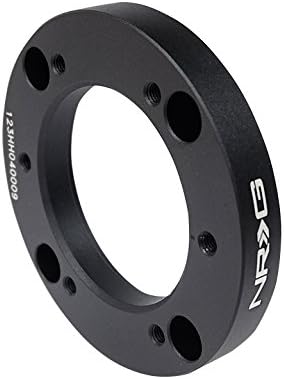 Miniatura 3 de NRG Innovations NRG-SRK-123H Adaptador de buje corto de liberación rápida para volante de 0.236 x 2.756 in, patrón de pernos, bocina de retención y