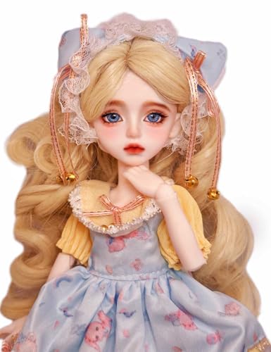 Regalo perfetto: questa bambola bjd è il regalo perfetto per regali di Natale, compleanni, Halloween, San Valentino, compagni e serie di bambole per coppie e serie da collezione.
