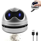 Tischstaubsauger Mini Tischsauger, Klein Handstaubsauger USB Wiederaufladbar Staubsauger, Tragbar Hohe Saugleistung Elektrischer Staubreiniger, Tischsauger Mini für Desktop Büro Auto Schule Haushalt