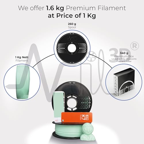 Image of NFIL3D Matte HS PLA+ Light Green - 3D Printing Filament | Compatible with All 3D Printers | 1.75mm | 1kg Nett Weight