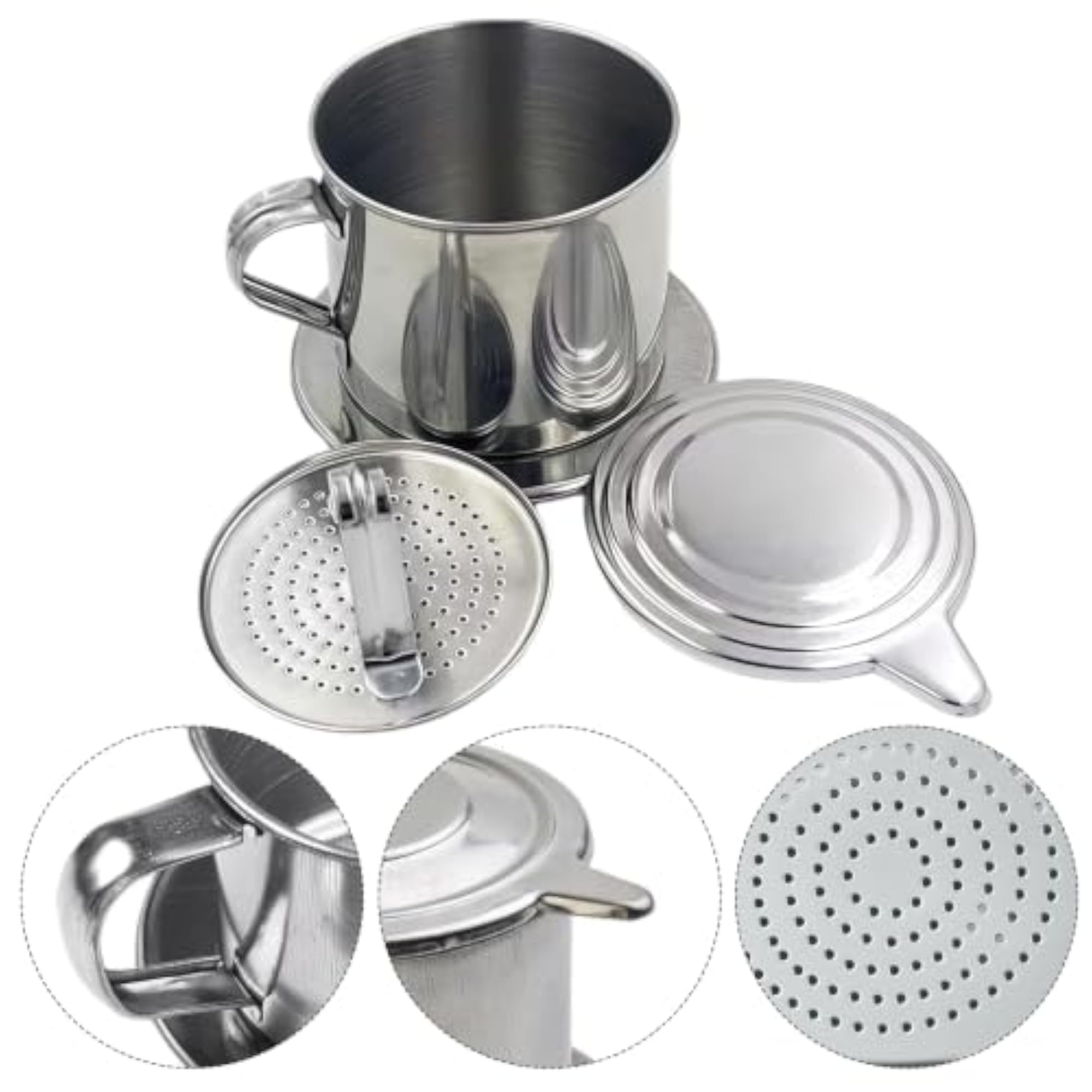 Vietnamese Coffee Filter, Traditional Brewing Cup Set