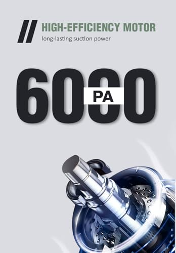 Image of Voroly 5000PA Power Suction Handheld Car Vacuum Cleaner for Car Dry and Wet DC12V (Light Green)