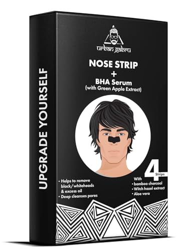 Bande de nez avec sérum BHA anti-points noirs et comédons - Soin pores à l'aloe vera x4