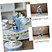 BESPORTBLE 2pcs Microscope Doll House DIY Micro Landscape Ornament Mini Laboratory Tool Miniature Dollhouse Lab Equipment Microscopic Lens Dollhouse Science Scene Kit Sky-Blue Plastic