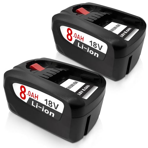 2x Ersatzakku Für Bosch 18V (grüne Serie) – 5,0Ah, Kompatibel Mit PBA, PSB, PSR