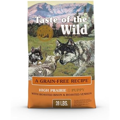 Taste of the Wild High Prairie Puppy Dry Dog Food, Roasted Bison, 28lb