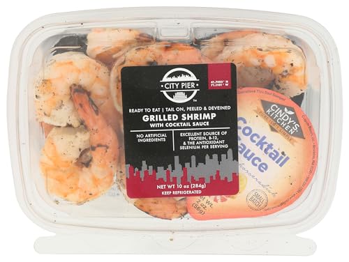 Raw Seafood Inc, Frozen, Shrimp Grilled Cocktail Sauce, 10 Ounce