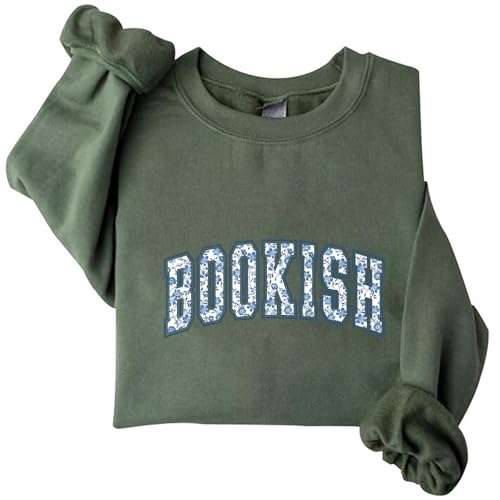 Toile Florals Bookish Sweatshirt Book Lovers Sweatshirt
