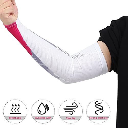 Baluue 3 Pares manga verao verão color summer elasticos abraçadeira alicate grimpador proteção solar