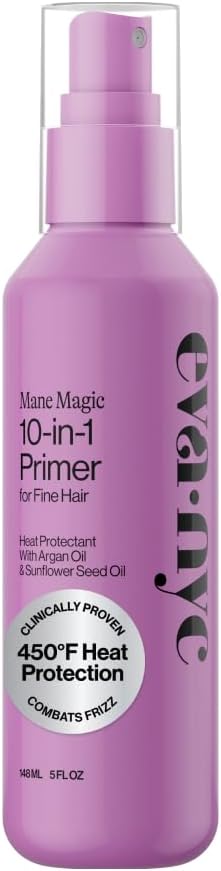 Eva NYC Mane Magic 10-in-1 Primer for Fine Hair, 5 fl oz