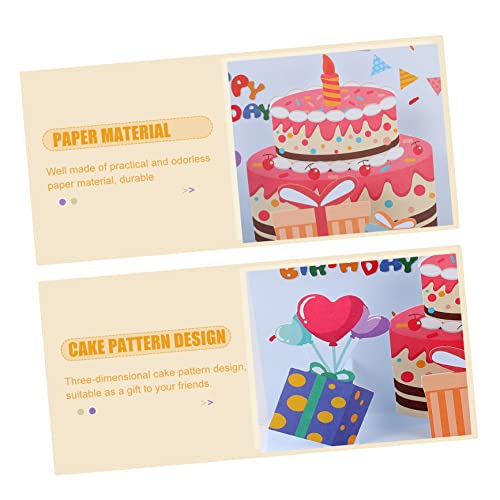 EXCEART 6 Peças cartão de aniversário previsão de chá de bebê cartões de aniversário para mulheres o