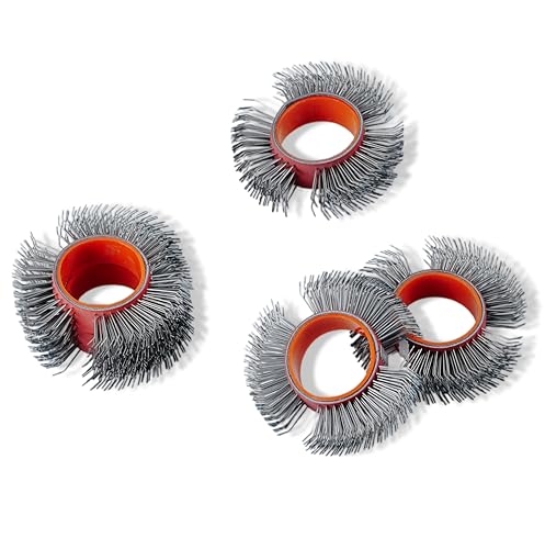 Image of 5PCS, Abrasive Carbon Steel Belts, Bent Tip Coarse Wire Wheel Removal Tool for Efficient Surface Preparation and Rust Removal (5, Abrasive Carbon Steel Belts)