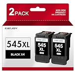 CATJOY PG-545XL Ink Cartridge Black,Printer Ink 545XL Replacement for Canon 545 Black Ink Cartridges,PG 545 Ink Cartridge XL for Pixma TS3350 TS3355 TS3300 TS3150 MG3050 MG2550s TR4550 TR4500