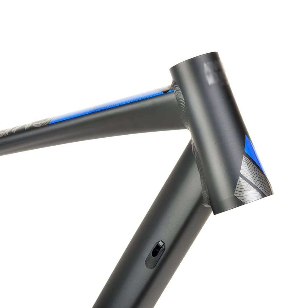 HIMALO Disc Brake Road Bike Frameset 700C*48/50/52/54/56CM Aluminum Alloy Off-Road Frame Thru Axle 12 * 142mm(Blue,52cm)