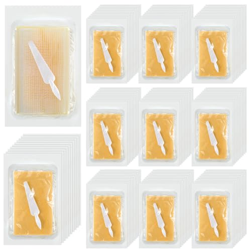 Image of 100 Pcs Surgical Hand Scrub Brush with Sponge Disposable Double Sided Cleaning Scrub Brush for Nails Sensitive Skin Wound Care Doctors Office Cat