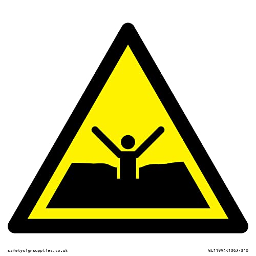 Image of W061 Warning: Quicksand or mud /deep mud or silt Sign - 100x100mm - S10