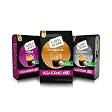 Carte Noire, Assortiment de Café Classique n. 5, Expresso n. 8 et Corsé n. 7, 180 Dosettes de Café Compostables Compatibles avec les Machines à Café Senseo, 3 Paquets de Variété de 60 Dosettes Souples