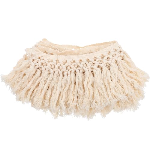 Ropa y manualidades sin deshilachar con borla de manta decorativa Mobestech 2